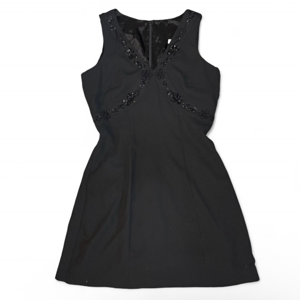 Rampage Black Embellished Mini Dress